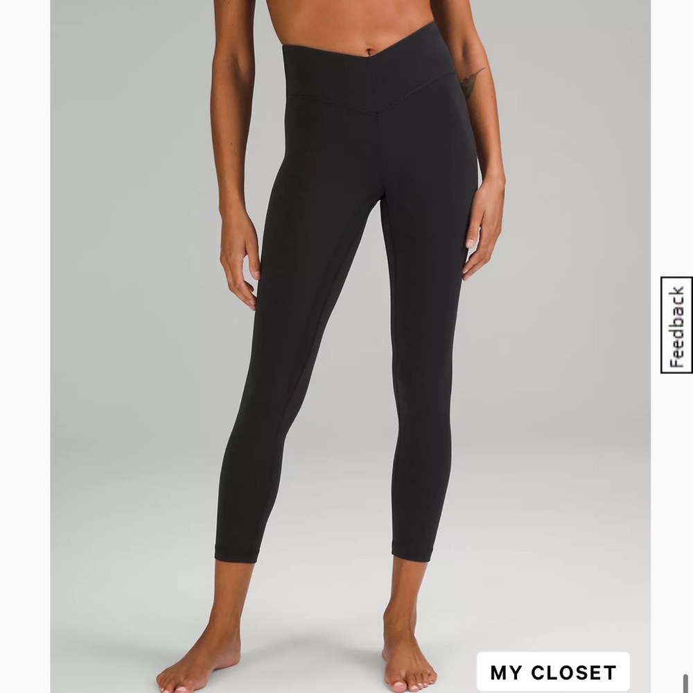 NWT Lululemon Align V-Waist Pant 25" Black Size 2